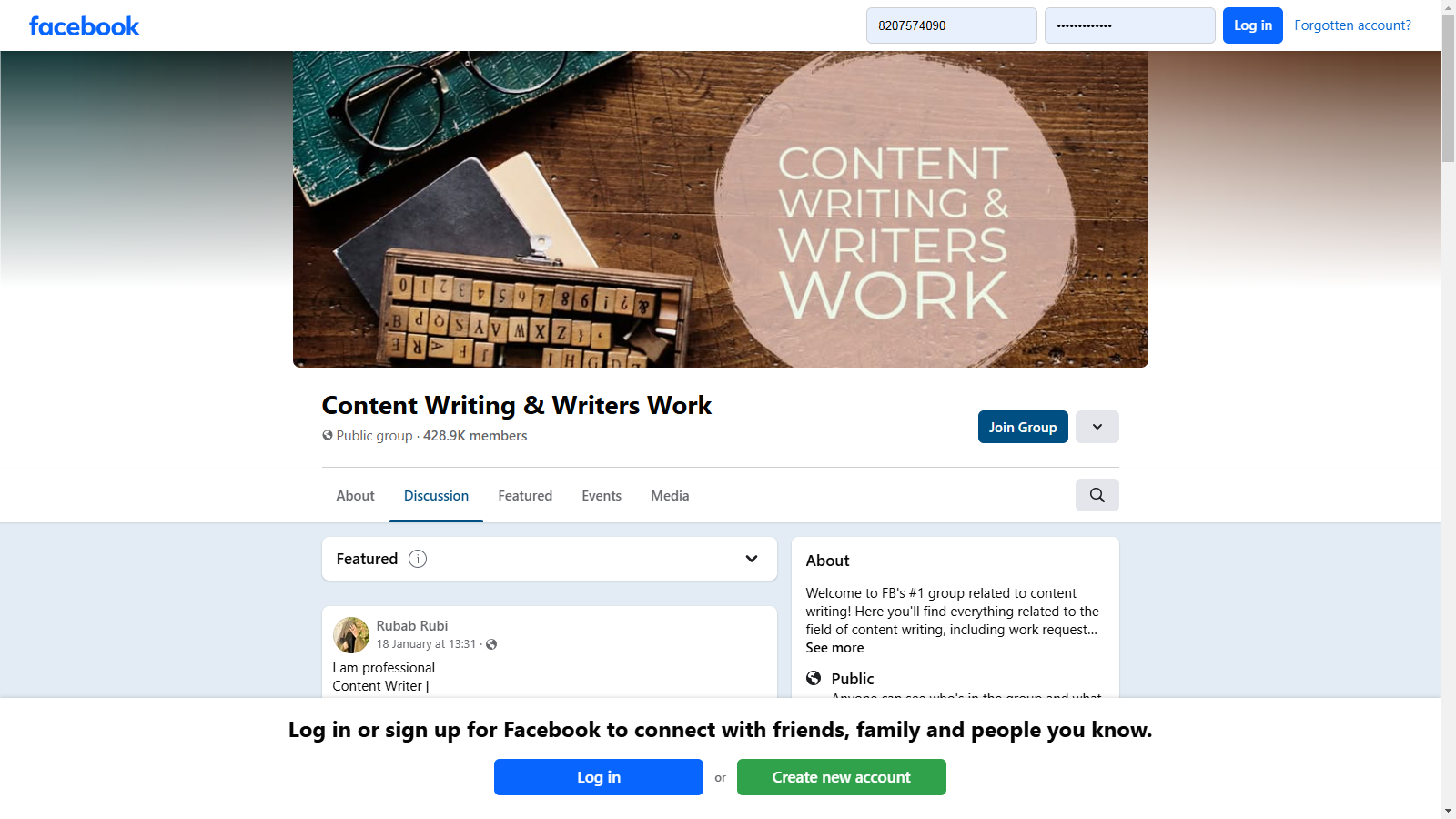 How To Find Article Writing Work From Facebook?